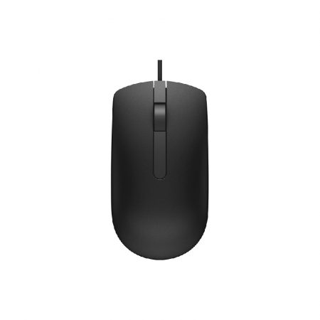 Raton Dell MS116 Wired Mouse Black